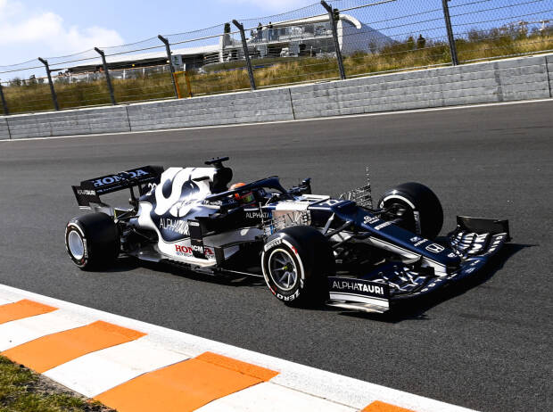 Yuki Tsunoda (AlphaTauri AT02) im Freien Training zum Formel-1-Rennen in Zandvoort 2001