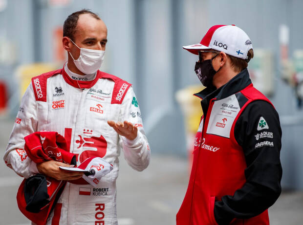 Robert Kubica und Kimi Räikkönen