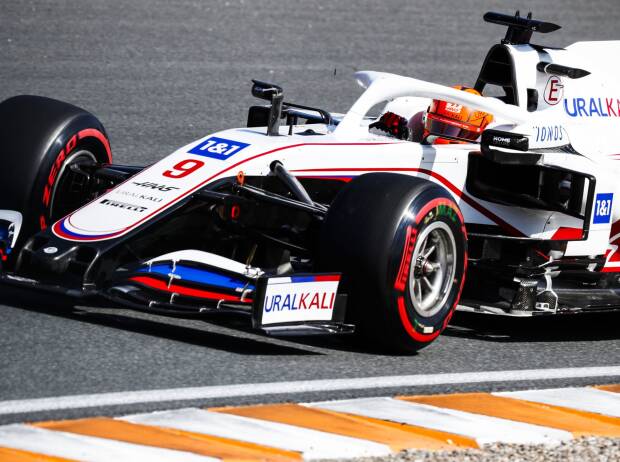 Nikita Masepin im Haas VF-21 beim Grand Prix der Niederlande der Formel 1 2021 in Zandvoort Nikita Masepin im Haas VF-21 beim Grand Prix der Niederlande der Formel 1 2021 in Zandvoort