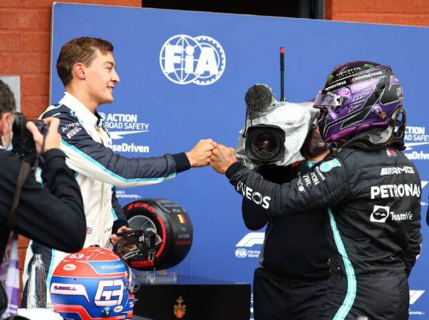 George Russell, Lewis Hamilton George Russell, Lewis Hamilton