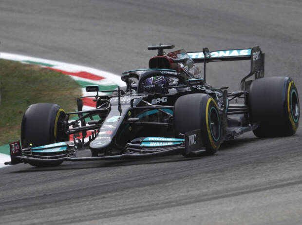 Lewis Hamilton (Mercedes) im ersten Freien Training zum Grand Prix von Italien in Monza 2021 Lewis Hamilton (Mercedes) im ersten Freien Training zum Grand Prix von Italien in Monza 2021