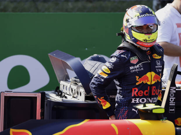 Sergio Perez (Red Bull) im Grid vor dem Formel-1-Sprint in Monza 2021