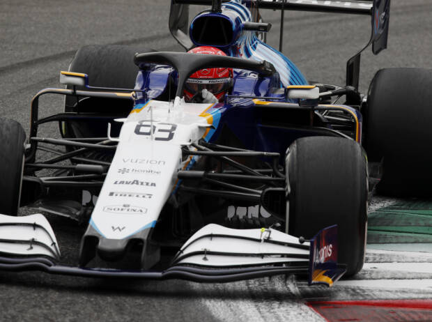 George Russell (Williams) im Training zum Formel-1-Rennen von Italien in Monza 2021 George Russell (Williams) im Training zum Formel-1-Rennen von Italien in Monza 2021