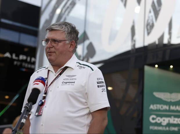 Otmar Szafnauer, Teamchef von Aston Martin, im Interview mit Sky Otmar Szafnauer, Teamchef von Aston Martin, im Interview mit Sky