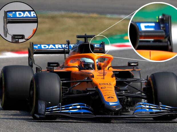 Foto zur News: Formel-1-Technik: Der Goldgriff von McLaren beim Set-up in Monza