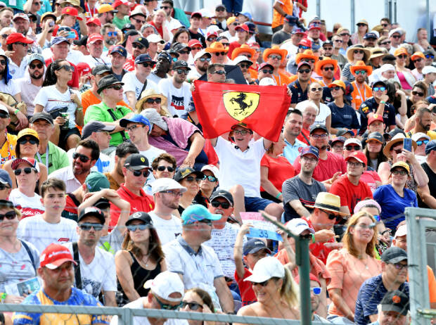 Fans beim Formel-1-Rennen von Ungarn in Budapest 2021