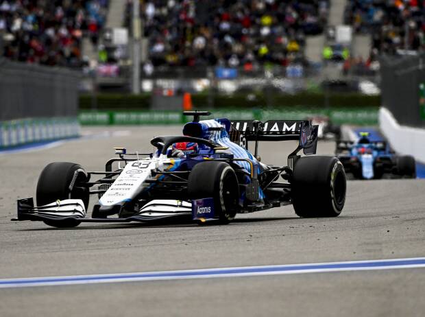 George Russell im Williams FW43B im Grand Prix von Russland 2021 in Sotschi George Russell im Williams FW43B im Grand Prix von Russland 2021 in Sotschi
