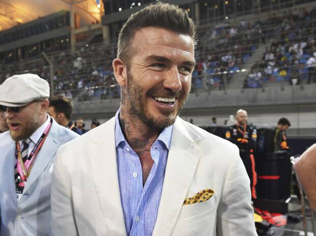 David Beckham zu Gast beim Formel-1-Grand-Prix in Bahrain 2019
