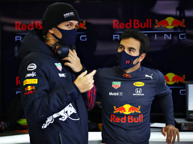Sergio Perez, Alexander Albon, Mark Thompson Sergio Perez, Alexander Albon, Mark Thompson