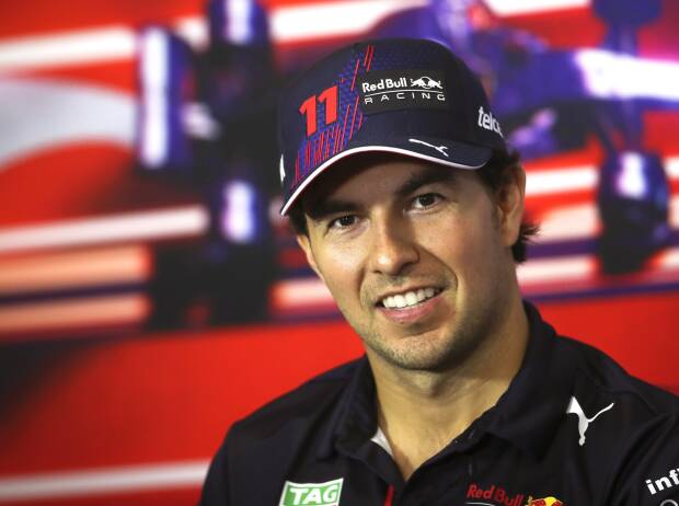 Sergio Perez in der Formel-1-Pressekonferenz zum Türkei-Grand-Prix Sergio Perez in der Formel-1-Pressekonferenz zum Türkei-Grand-Prix