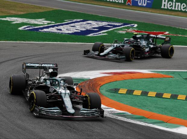 Lance Stroll, Sebastian Vettel Lance Stroll, Sebastian Vettel