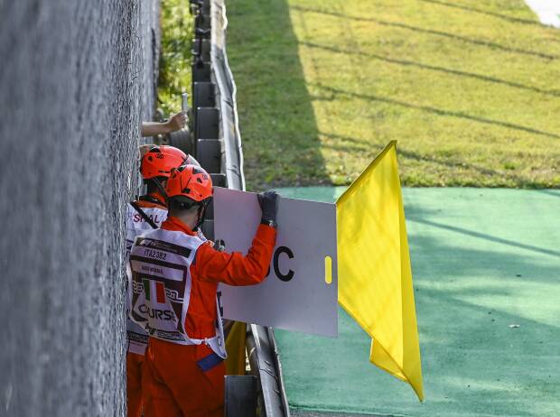Formel 1 gelbe Flagge Marshall Formel 1 gelbe Flagge Marshall