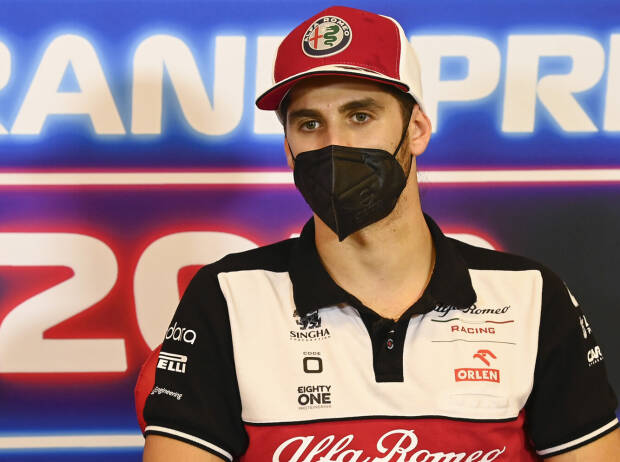 Antonio Giovinazzi (Alfa Romeo) am Medientag vor dem Formel-1-Rennen in Austin 2021