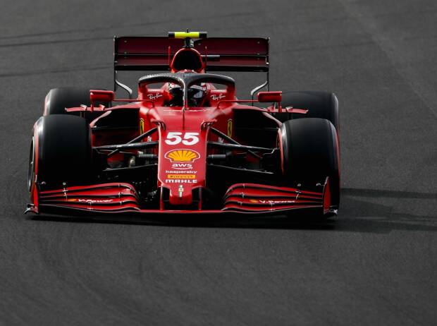 Carlos Sainz im Ferrari SF21 Carlos Sainz im Ferrari SF21