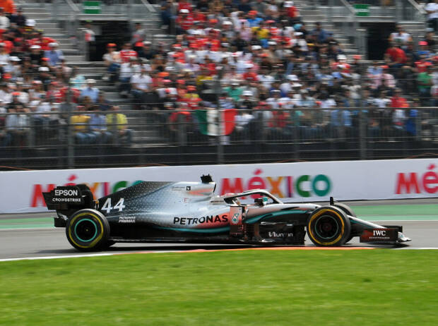 Lewis Hamilton (Mercedes) beim Formel-1-Rennen in Mexiko 2019