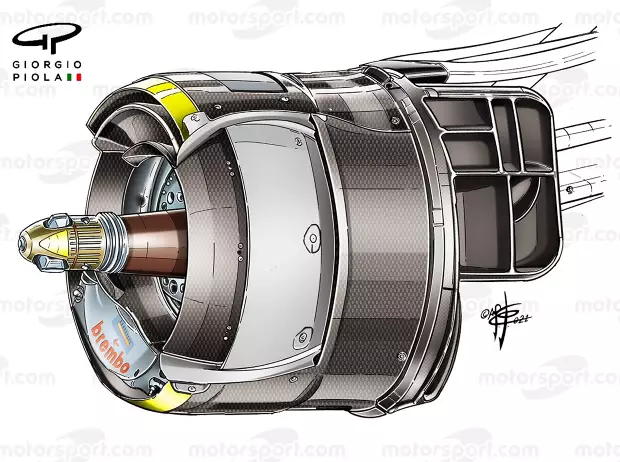 Foto zur News: Formel-1-Technik: Die Evolution der Bremsbelüftung 2003-2021