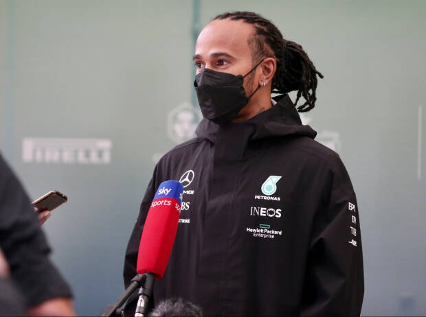 Lewis Hamilton im Interview mit Sky