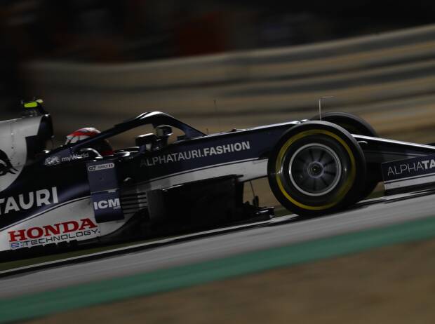 Pierre Gasly im AlphaTauri AT02 in Katar 2021 Pierre Gasly im AlphaTauri AT02 in Katar 2021