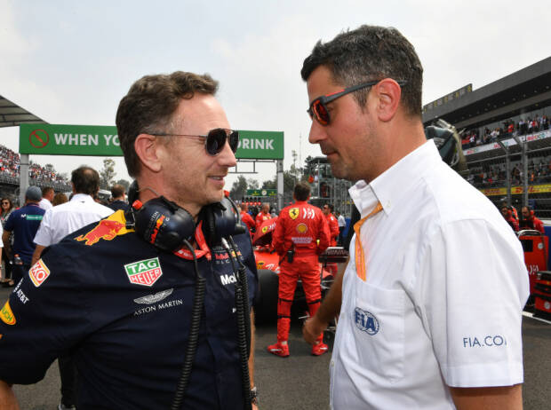 Christian Horner und Michael Masi Christian Horner und Michael Masi