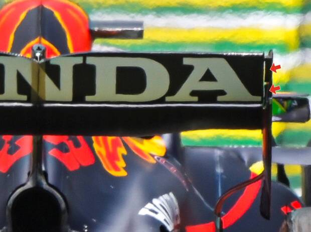 Foto zur News: Formel-1-Technik: Fotos geben Hinweise auf Red Bulls Heckflügel-Probleme