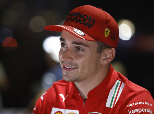 Charles Leclerc (Ferrari) vor dem Formel-1-Rennen in Saudi-Arabien 2021