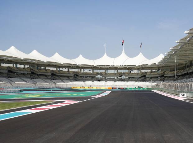 Yas Marina Circuit in Abu Dhabi nach dem Umbau zur Formel-1-Saison 2021 Yas Marina Circuit in Abu Dhabi nach dem Umbau zur Formel-1-Saison 2021