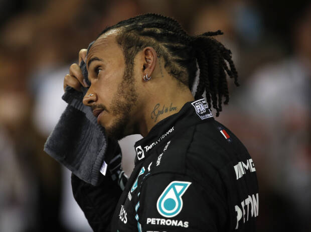 Lewis Hamilton (Mercedes) ist nach dem verlorenen WM-Titel in Abu Dhabi 2021 enttäuscht