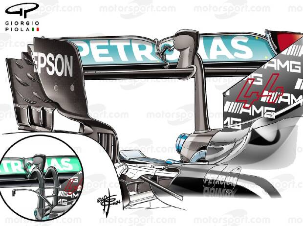 Foto zur News: Formel-1-Technik: Das finale Set-up-Duell zwischen Mercedes und Red Bull