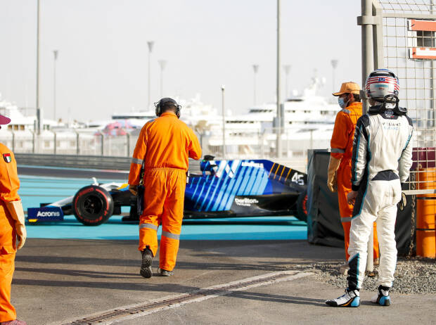 Logan Sargeant (Williams) beim Formel-1-Test von Abu Dhabi 2021