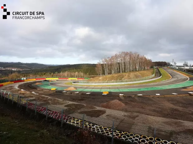 Foto zur News: Winterprojekt: So läuft der Umbau der Strecke in Spa-Francorchamps