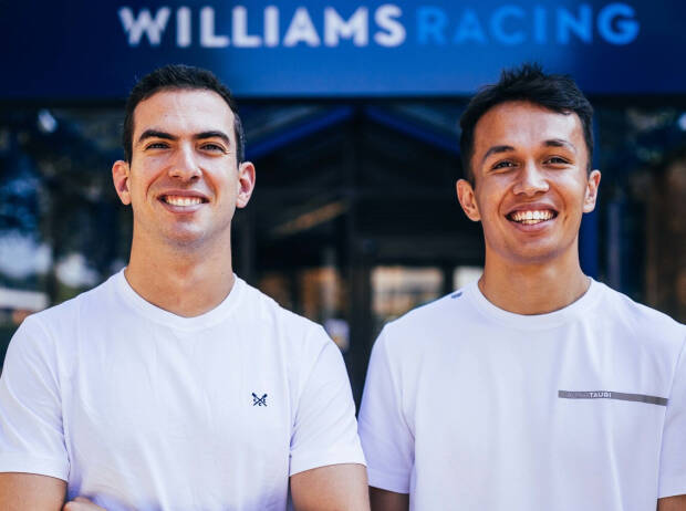 Die Williams-Piloten Nicholas Latifi und Alexander Albon