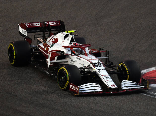 Antonio Giovinazzi (Alfa Romeo) beim Formel-1-Rennen in Abu Dhabi 2021