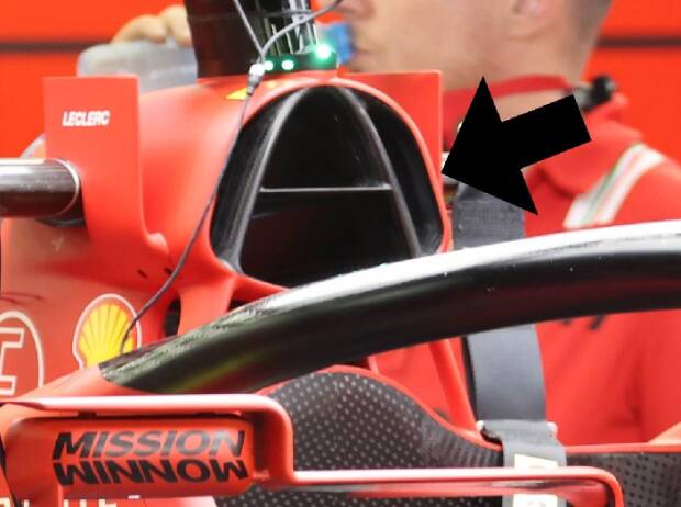 Foto zur News: Formel-1-Technik 2022: Kehrt Ferrari wieder zur alten Airbox zurück?