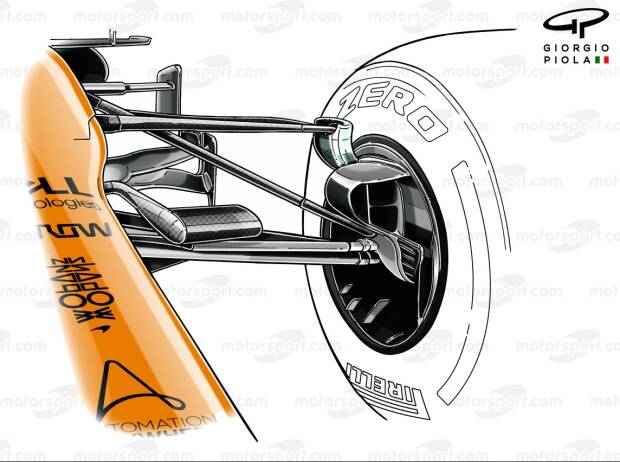 Foto zur News: Neue Vorderradaufhängung bei McLaren? Was dieses Video verrät