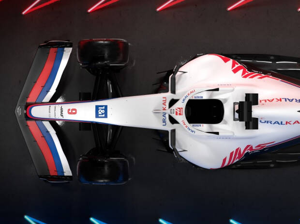 Der neue Haas VF-22 für die Formel-1-Saison 2022