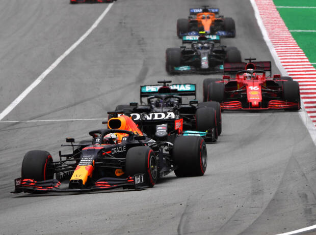 Max Verstappen, Lewis Hamilton, Charles Leclerc, Valtteri Bottas