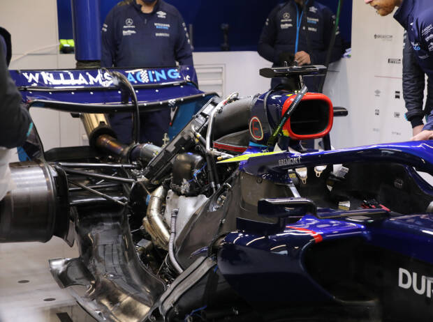 Foto zur News: Formel-1-Technik: Was steckt hinter Williams' Seitenkasten-Loch?