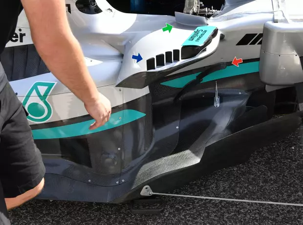 Foto zur News: F1-Technik 2022: Was über den Mercedes-Seitenkasten im Reglement steht