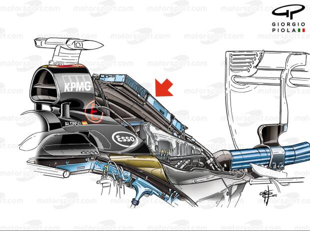 Foto zur News: F1-Technik 2022: Was über den Mercedes-Seitenkasten im Reglement steht