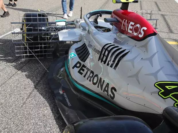 Foto zur News: F1-Technik 2022: Was über den Mercedes-Seitenkasten im Reglement steht