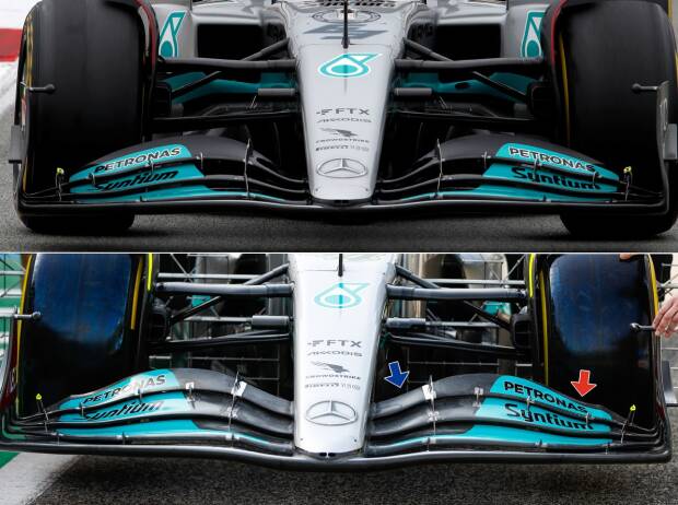 Foto zur News: F1-Technik 2022: Was über den Mercedes-Seitenkasten im Reglement steht