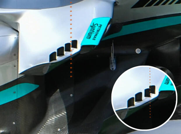 Foto zur News: Formel-1-Technik: Was die Gegner an den Spiegeln von Mercedes stört