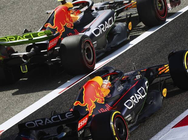 Red Bull RB18: Vergleich der Seitenkasten-Form in der Formel 1 2022