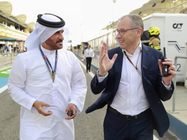 Mohammed bin Sulayem und Stefano Domenicali Mohammed bin Sulayem und Stefano Domenicali