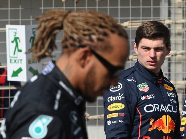 Lewis Hamilton und Max Verstappen Lewis Hamilton und Max Verstappen