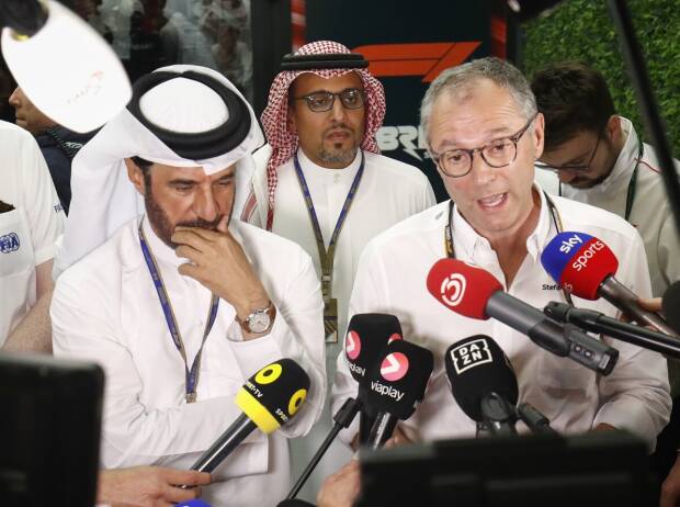 Mohammed bin Sulayem und Stefano Domenicali Mohammed bin Sulayem und Stefano Domenicali