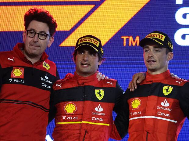 Mattia Binotto, Carlos Sainz, Charles Leclerc, Lewis Hamilton Mattia Binotto, Carlos Sainz, Charles Leclerc, Lewis Hamilton