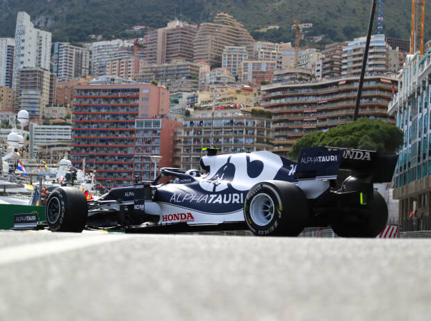 Pierre Gasly (AlphaTauri) beim Formel-1-Rennen in Monaco 2021
