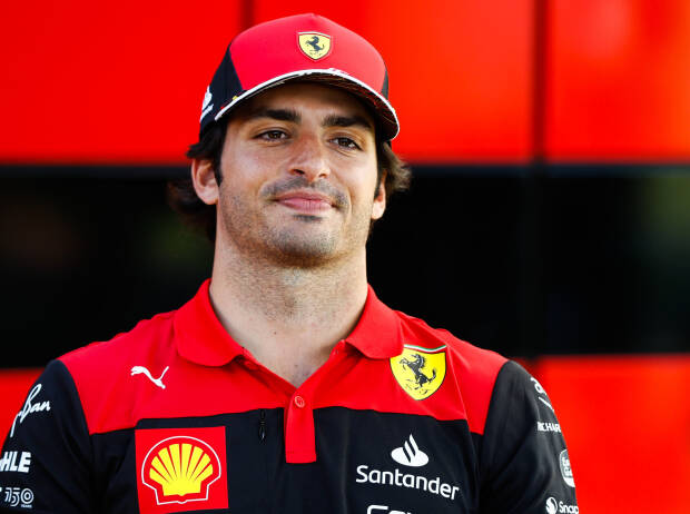 Carlos Sainz (Ferrari) vor dem Formel-1-Rennen in Australien 2022