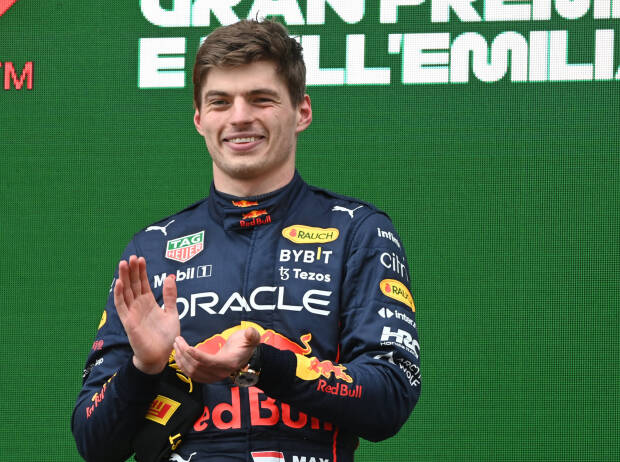 Max Verstappen (Red Bull) siegt beim Formel-1-Rennen in Imola 2022